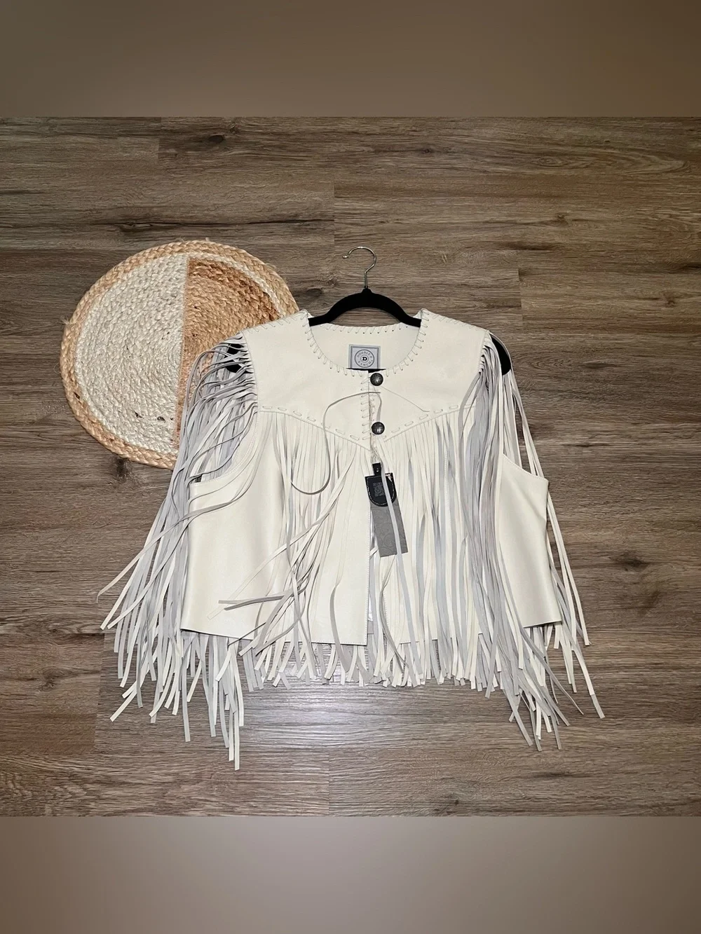 DOUBLE D RANCH Sonora Vest Genuine Leather NWT Retail $665 - Picture 2 of 9